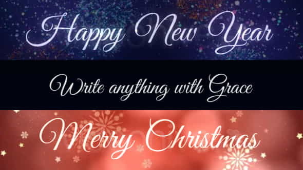 Grace - Animated Handwriting Typeface - VideoHive 9865271
