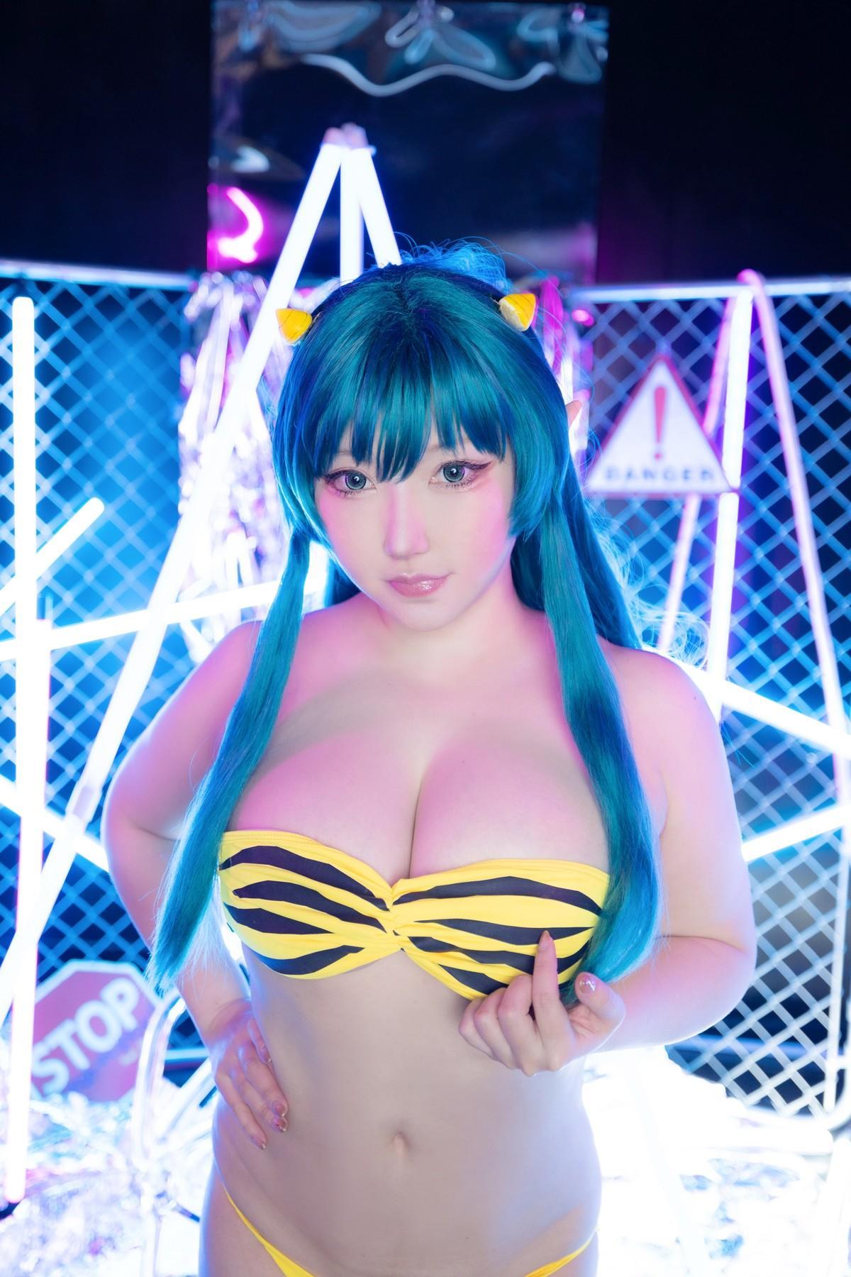 Cosplay SAKUサク Lum ラム うる星やつら Set.04(13)