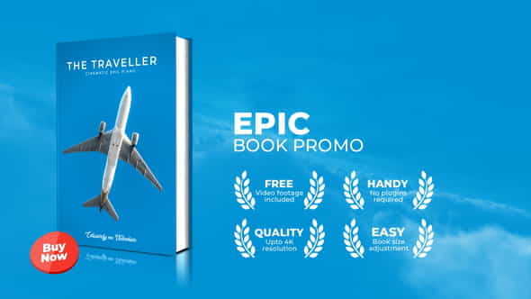 Epic Book Promo - VideoHive 32668044