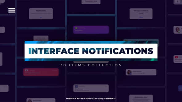 Interfaces Notifications - VideoHive 40516082