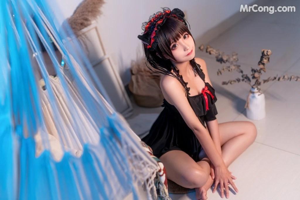 Coser@蠢沫沫 (chunmomo) Vol.053: 黑睡裙 (40 photos)(1)