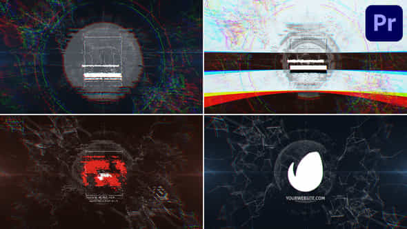 Organic Glitch Logo For Premiere Pro - VideoHive 50238984