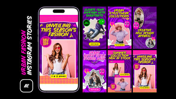 Urban Fashion Instagram Stories - VideoHive 51868681