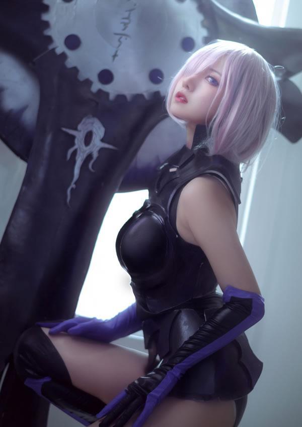 高颜值coser Shika小鹿鹿-玛修(9)