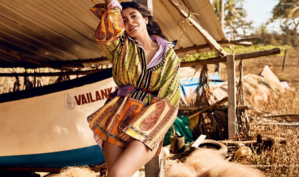 Anushka Sharma by Billy Kidd Анушка Шарма в новинках модных брендов на побережье Гоа