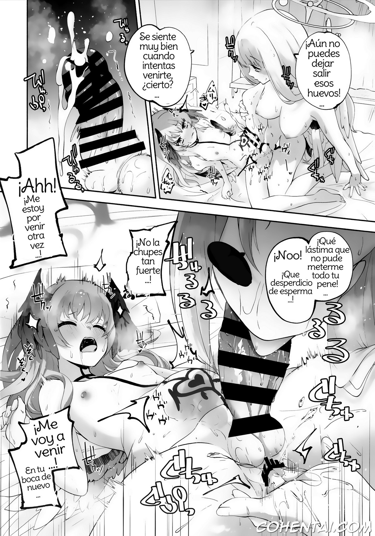 Koharu-chan tte Sounanda (Blue Archive) xxx comics manga porno doujin hentai español sexo 