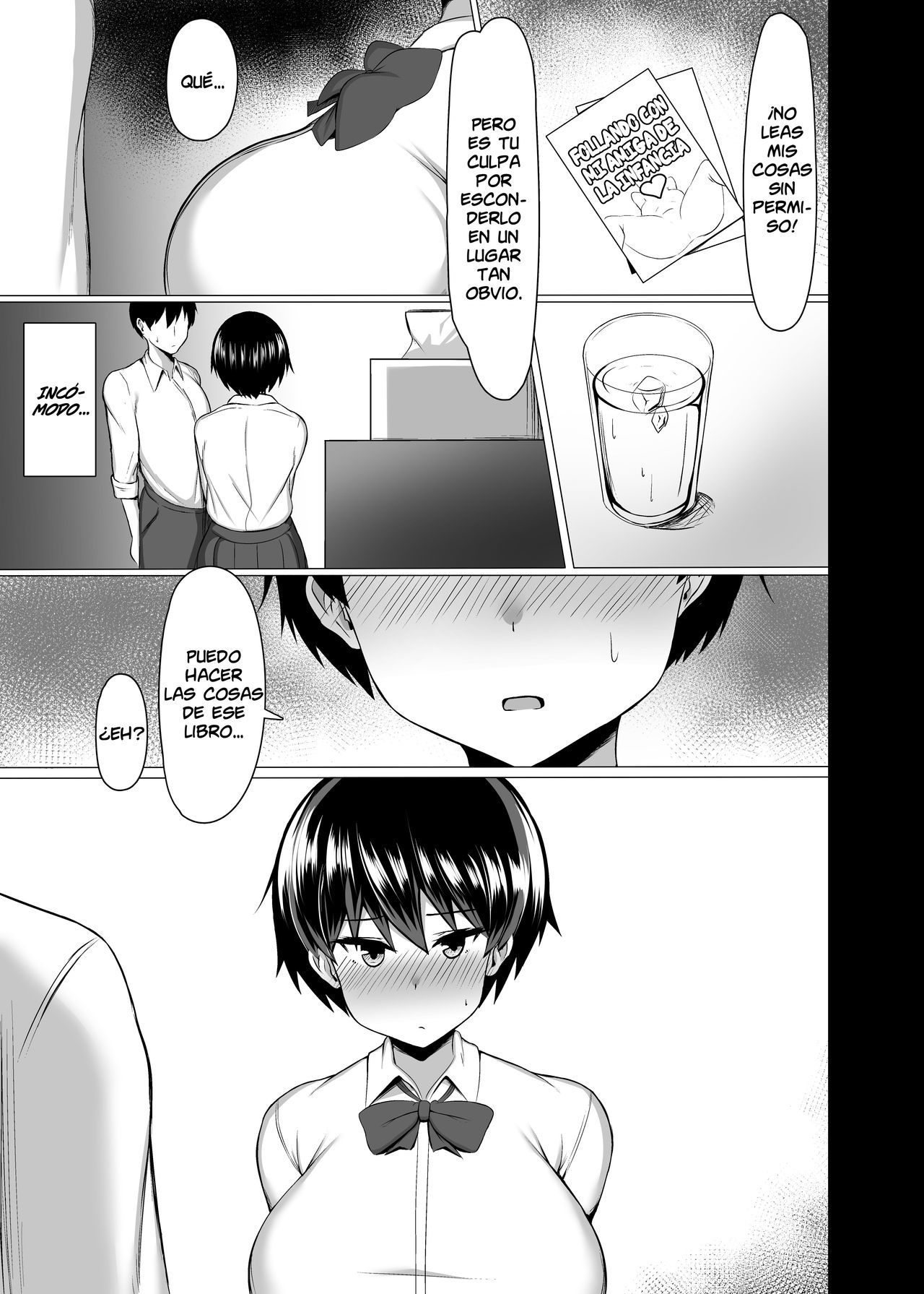 [Usonoki (Tsukunendo)] Osananajimi no Oppai ga Dekasugiru  Los Pechos de mi Amiga de la Infancia son Demasiado Grandes [Spanish] [NICONIISCANS] [Digi