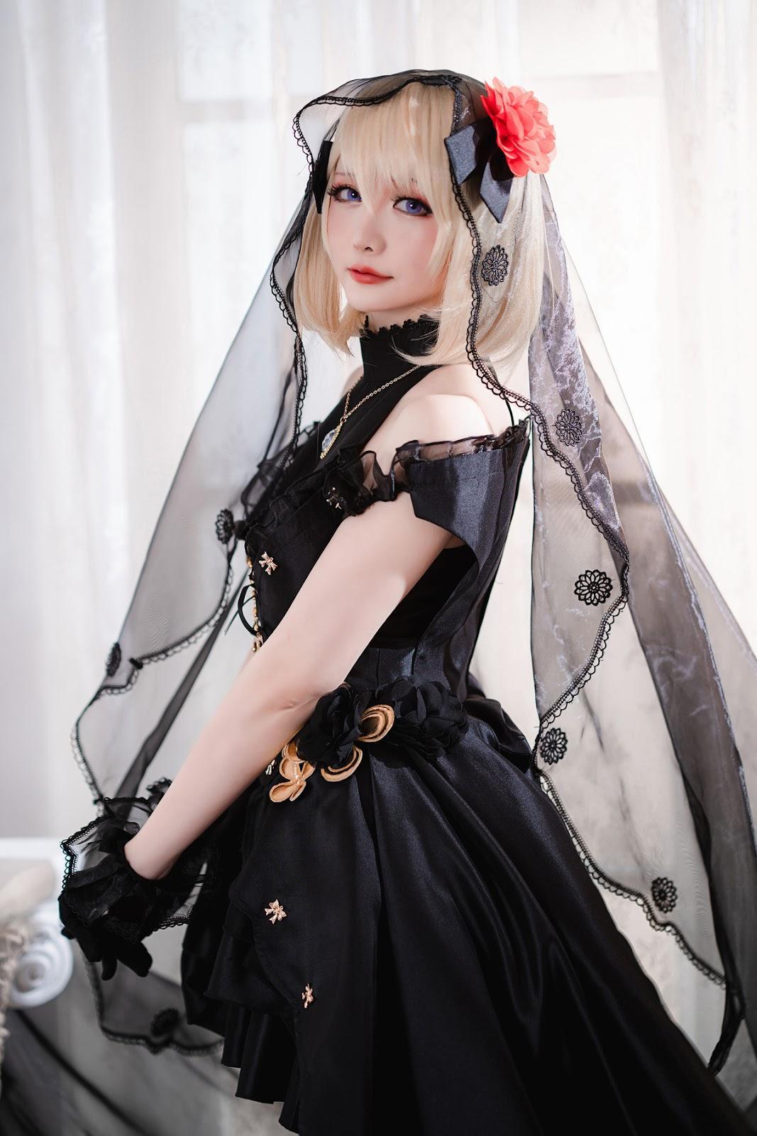 Cosplay 星之迟迟Hoshilily Z23婚纱(6)