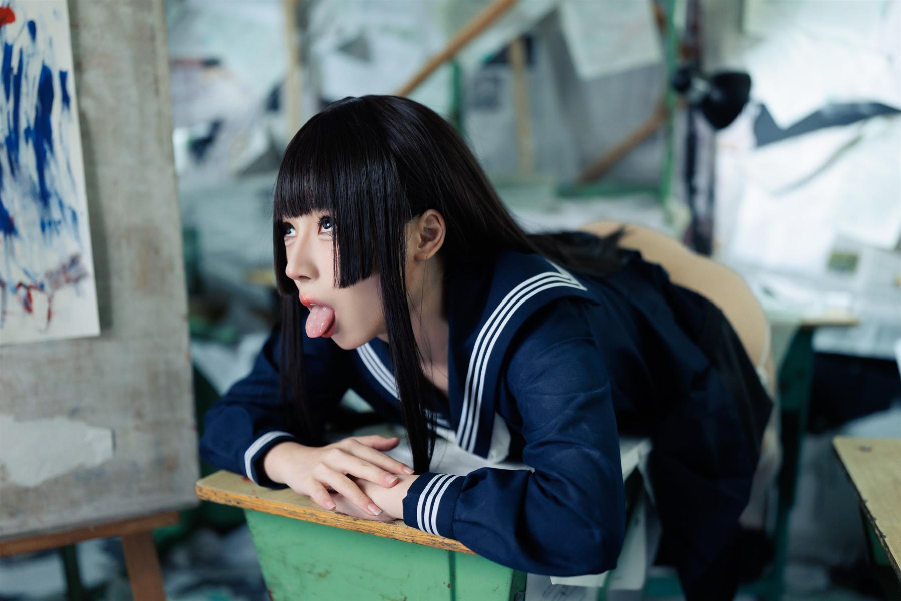Cosplay 胡桃猫Kurumineko 反差学妹 Set.02(16)