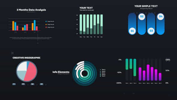 Infographics Chart Pack - VideoHive 49527080