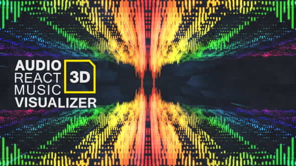 Audio React Music Visualizer 3D - VideoHive 16887647