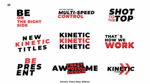 Kinetic Titles 2 - VideoHive 45527731