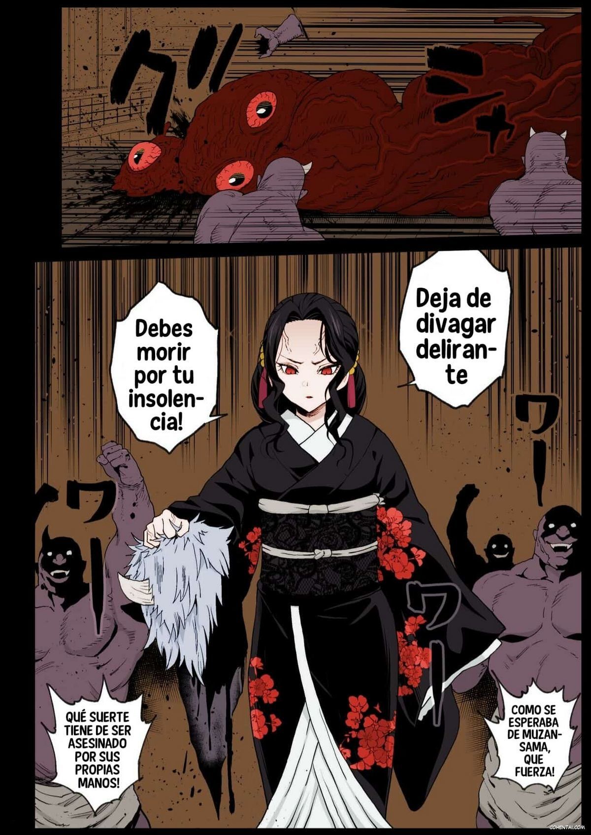 Mesu Ochi Onna Muzan-sama – RAPE OF DEMON SLAYER 4 (Kimetsu no Yaiba) xxx comics manga porno doujin hentai español sexo 