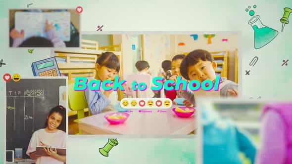 Back To School Intro Slideshow - VideoHive 28468543