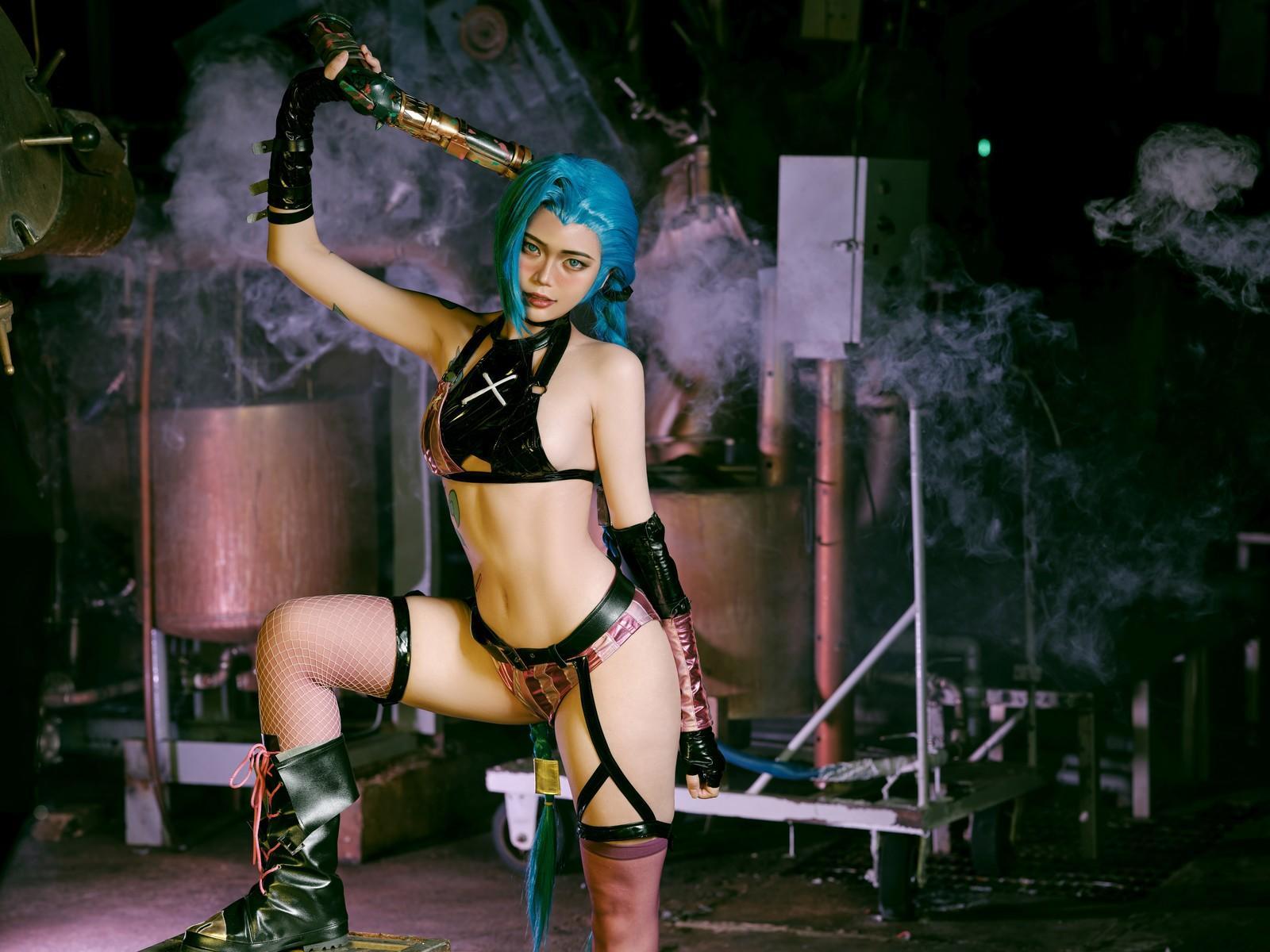 Cosplay ZinieQ Jinx Arcane(5)