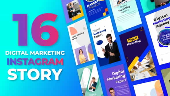Digital Marketing Agency Instagram Story - VideoHive 32054443