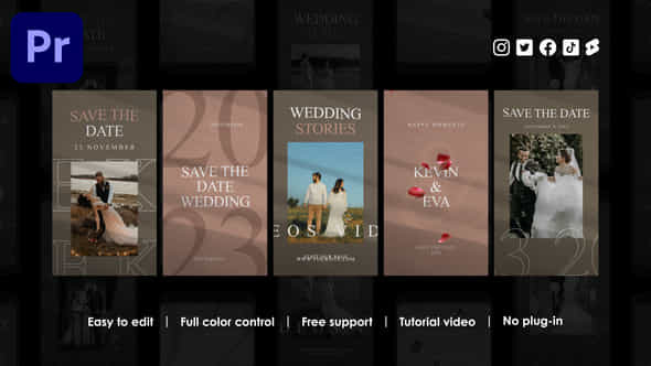 Romantic Wedding Instagram - VideoHive 46735834