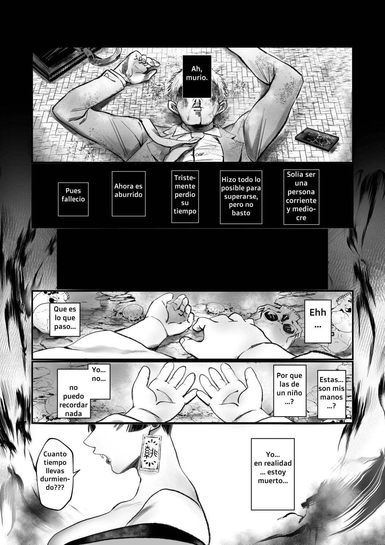 [Muchimuchioume (Muchiou)] Bakunyuu Muchimuchi Oni Mama, Mouja no Musuko to Honki Koubi. [Spanish] [Hta scan]