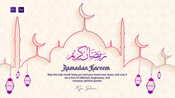 Happy Ramadan Kareem - VideoHive 44803099