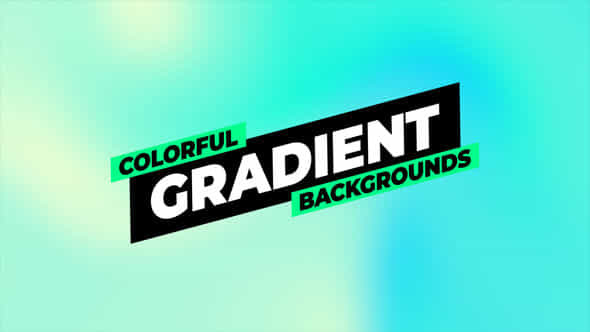 Gradient Backgrounds - VideoHive 53669933