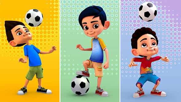 Football 3D Character - VideoHive 19912316