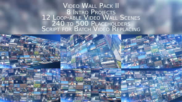 Video Wall Pack II - VideoHive 19677631