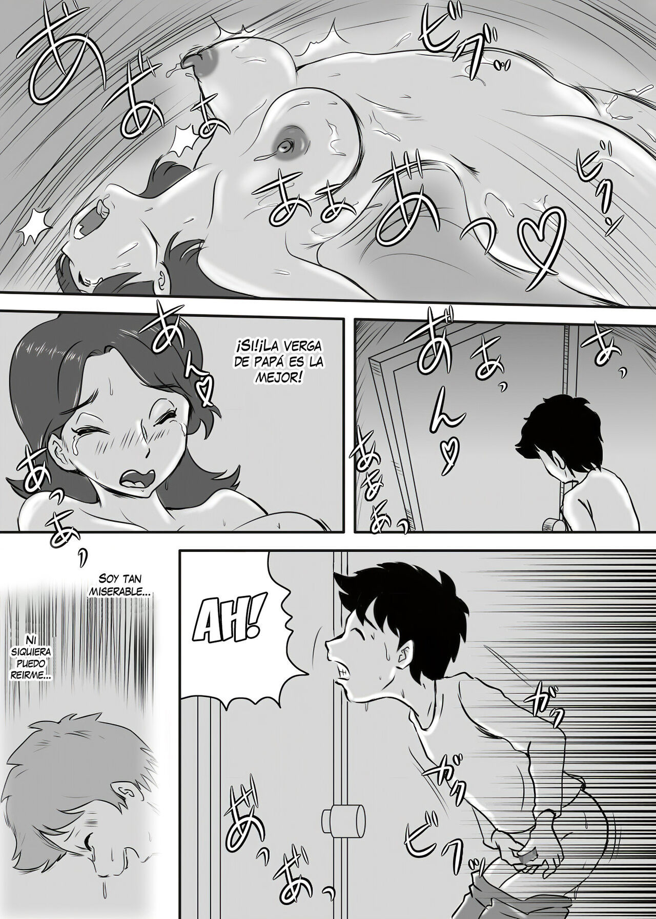 [Momoziri Hustle Dou] Okaa-san to Tanshou Musuko [Spanish] (
