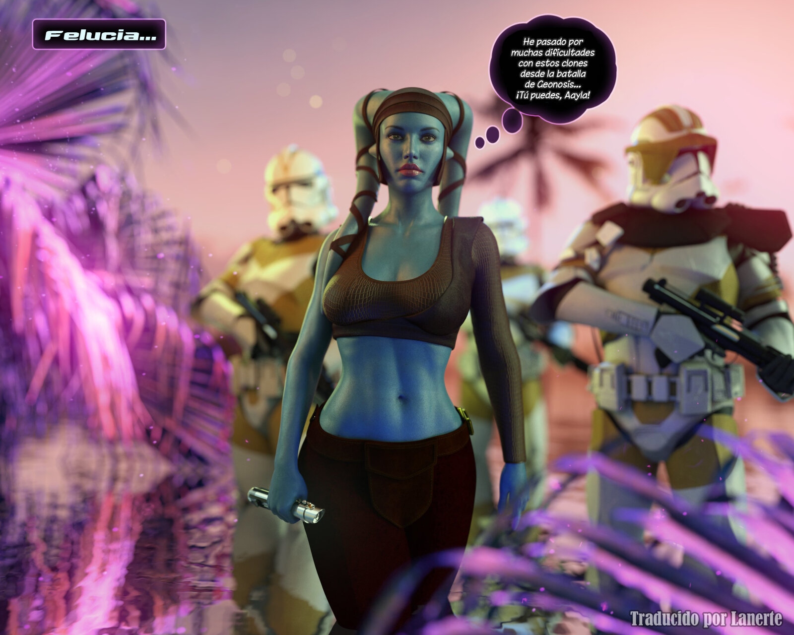 Aayla Secura and Her Clones - 0