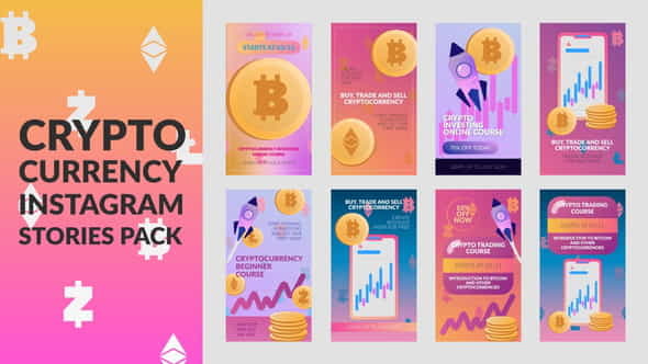 Cryptocurrency Stories Pack - VideoHive 31520000