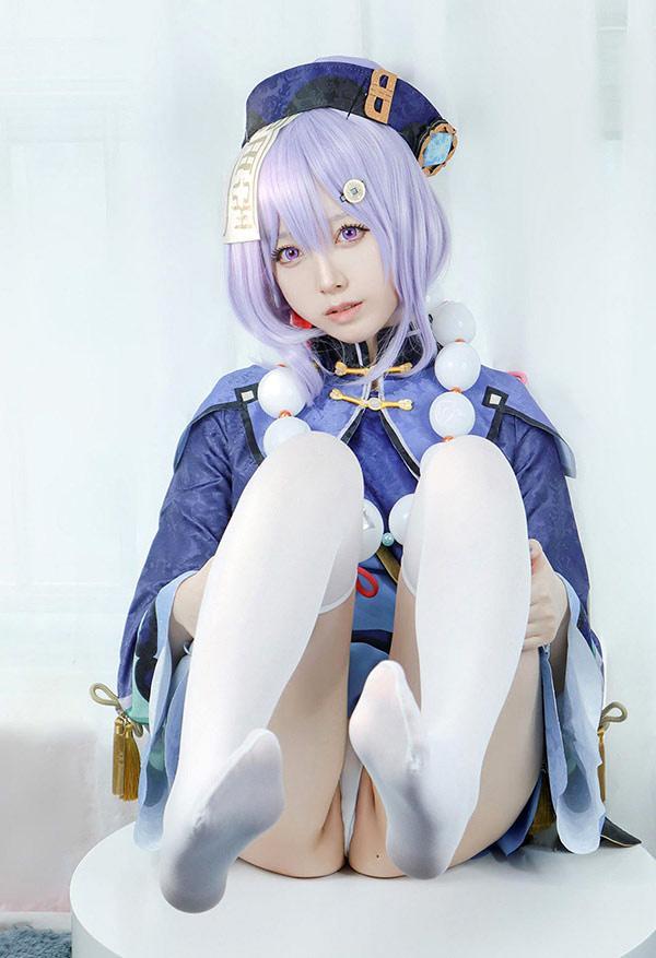 高颜值coser@Asagiriai 原神Qiqi(5)