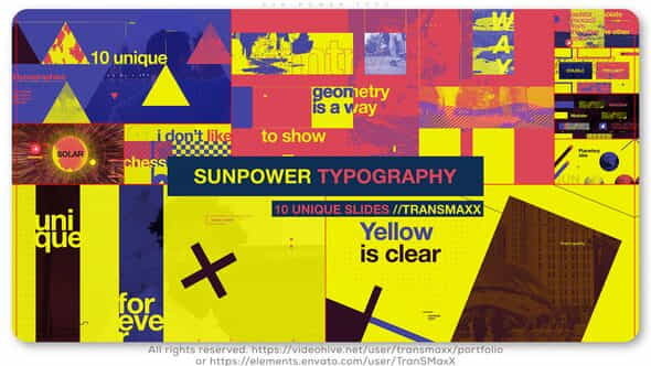 Sun Power Typo - VideoHive 26392589