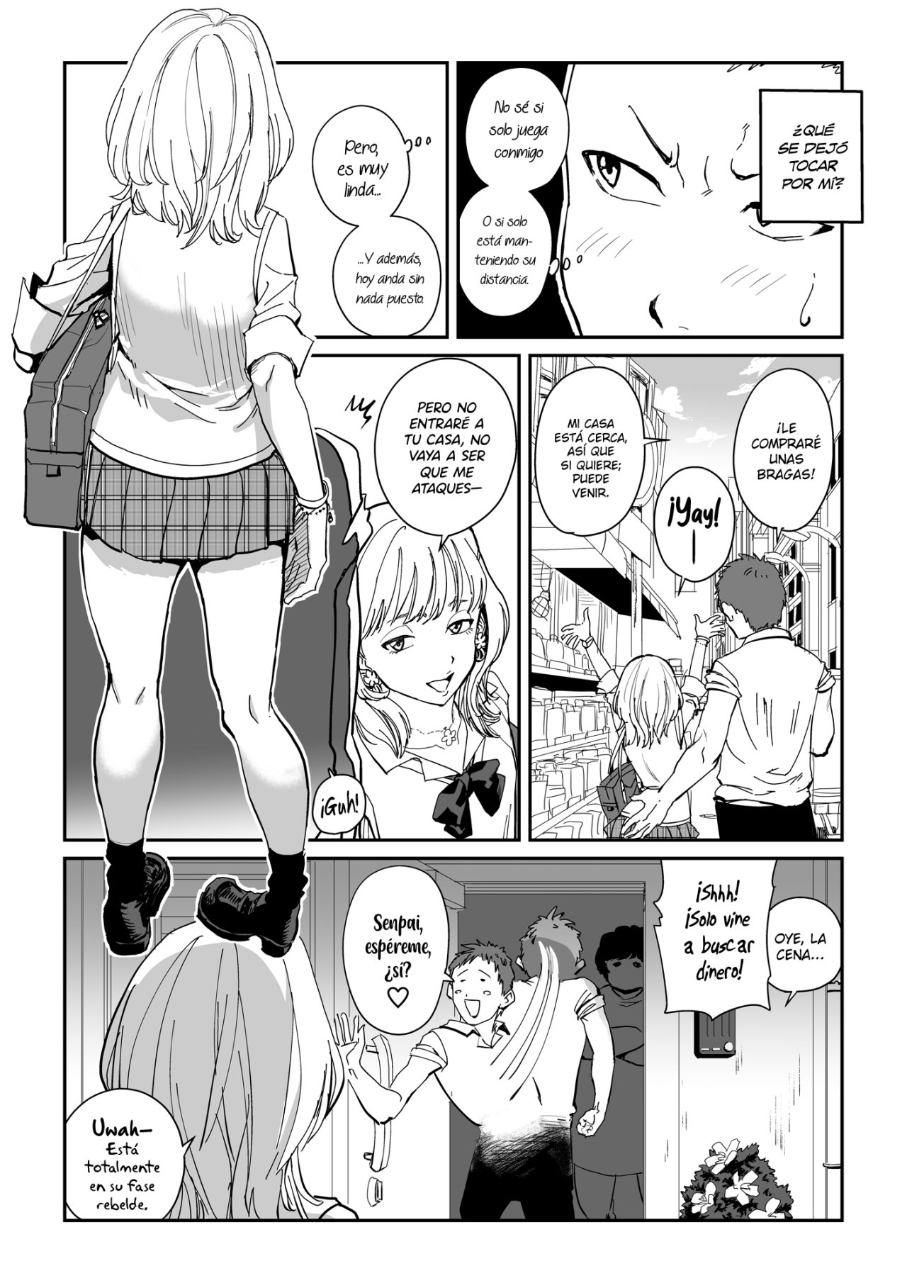 Shiro Gal Senpai no Kagai Lesson - 4