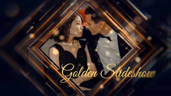 Golden Slideshow - VideoHive 37602208