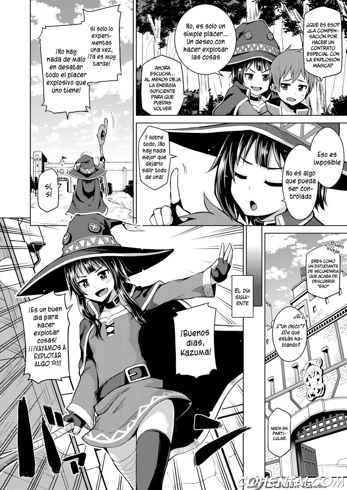 Kono Bakuretsu Musume ni Ecstasy o! (Kono Subarashii Sekai ni Syukufuku o!) xxx comics manga porno doujin hentai español sexo 