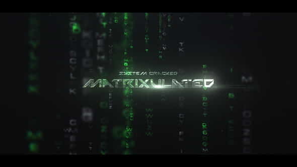 The Matrix Opener - VideoHive 36714258