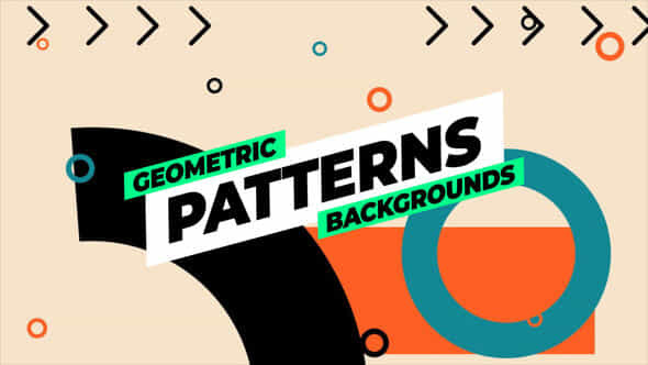 Geometric Patterns Backgrounds - VideoHive 53351556