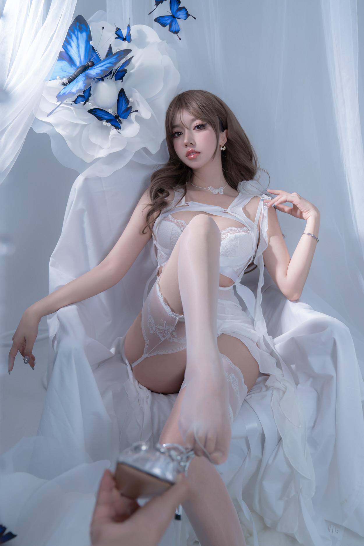 Cosplay 过期米线线喵 电子蝴蝶(20)