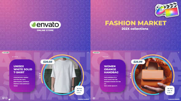 Fashion Market For Fcpx - VideoHive 50742207