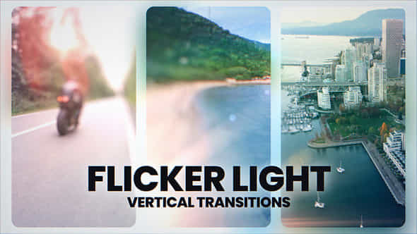 Flicker Light Transitions - VideoHive 56023061