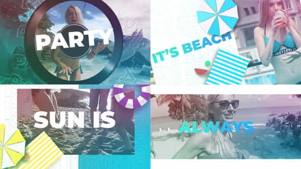 Summer Party Promo - VideoHive 33083831