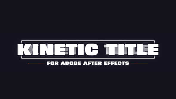 Animated Titles - VideoHive 46648992