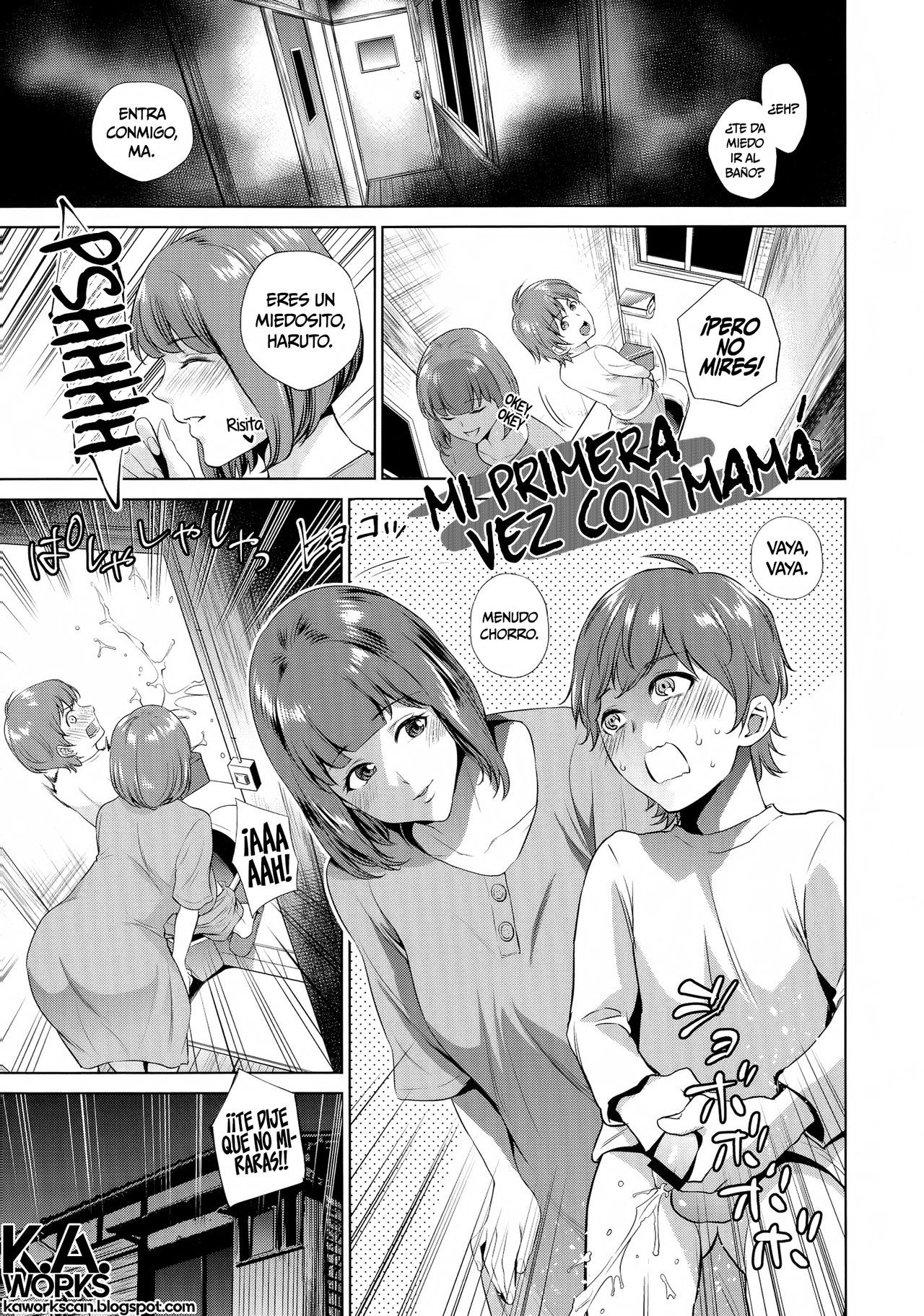 [Natsu no Oyatsu] Haha to Majiwaru Hi  El día que me conecté con mamá [Spanish] [K.A. Works]