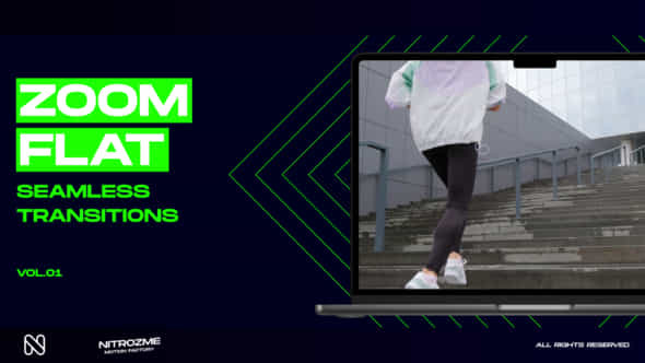 Zoom Flat Transitions Vol 01 - VideoHive 49305111