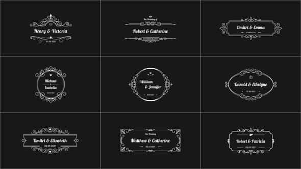 Wedding Titles - VideoHive 38839638