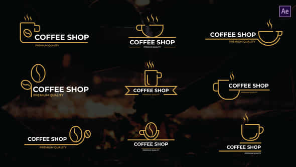Coffee Titles - VideoHive 40334849