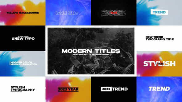 Modern Titles | - VideoHive 44509077