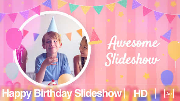 Happy Birthday Slideshow - VideoHive 38504030