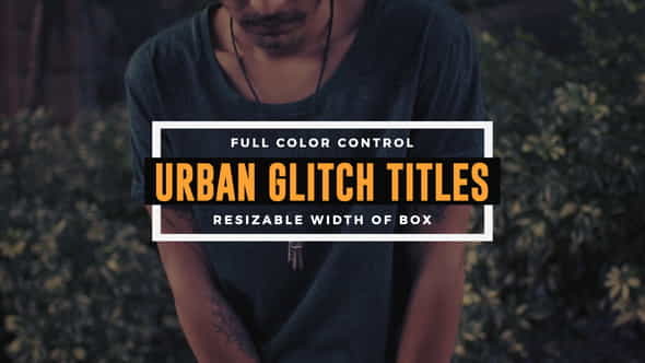 Urban Glitch Titles - VideoHive 21608085