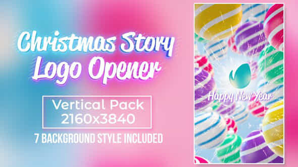 Christmas Story Logo Opener - VideoHive 49751197