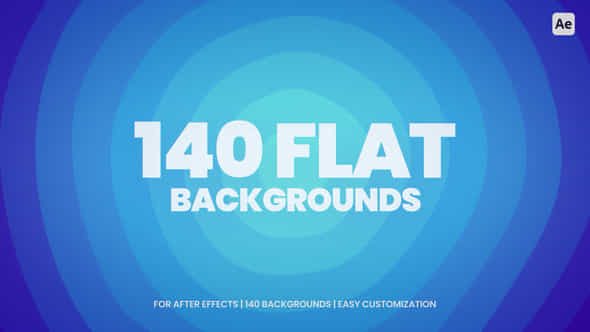Flat Backgrounds - VideoHive 57536412